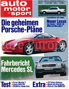 1989 AUTO MOTOR UND SPORT 12 DEUTSCH