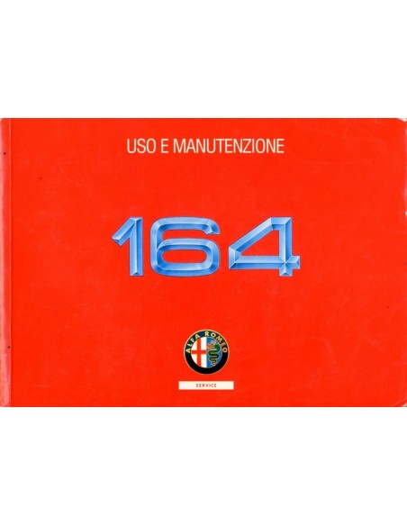 1991 ALFA ROMEO 164 INSTRUCTIEBOEKJE ITALIAANS
