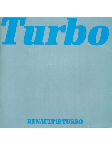1980 RENAULT 18 BROCHURE DUTCH
