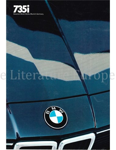 1985 BMW 7ER PROSPEKT ENGLISCH (USA)