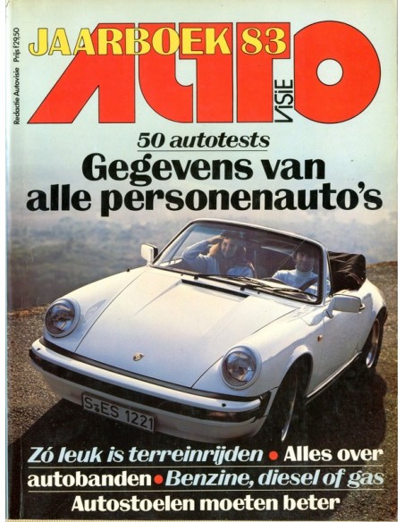 1983 AUTOVISIE JAARBOEK NEDERLANDS