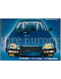 1983 CITROEN CX OWNERS MANUAL GERMAN
