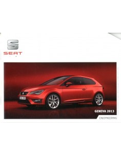 2013 SEAT GENEVE PERSMAP + USB