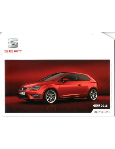 2013 SEAT GENEVE PERSMAP DUITS + USB