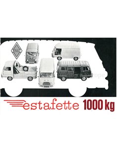 1970 RENAULT ESTAFETTE 1000KG PROSPEKT NIEDERLÄNDISCH 