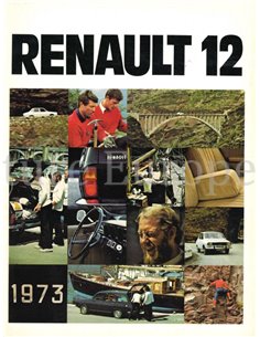 1972 RENAULT 12 BROCHURE FRENCH