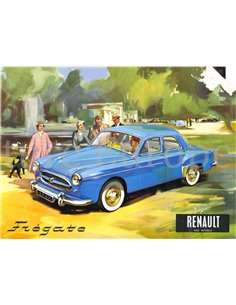 1957 RENAULT FREGATE BROCHURE FRANS