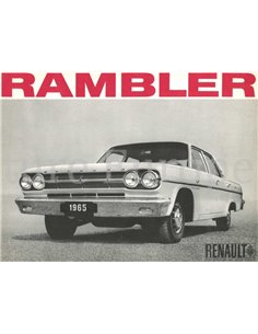 1965 RENAULT RAMBLER PROSPEKT NIEDERLÄNDISCH
