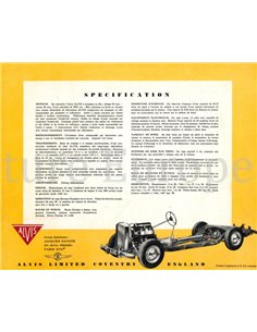 1956 ALVIS TROIS LITRES BROCHURE ENGLISH 2