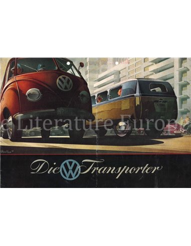 1952 VOLKSWAGEN TRANSPORTER BROCHURE GERMAN