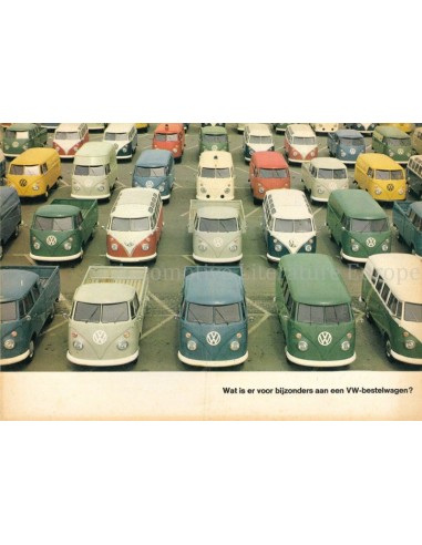 1965 VOLKSWAGEN TRANSPORTER BROCHURE DUTCH