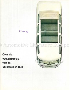 1965 VOLKSWAGEN TRANSPORTER BROCHURE DUTCH