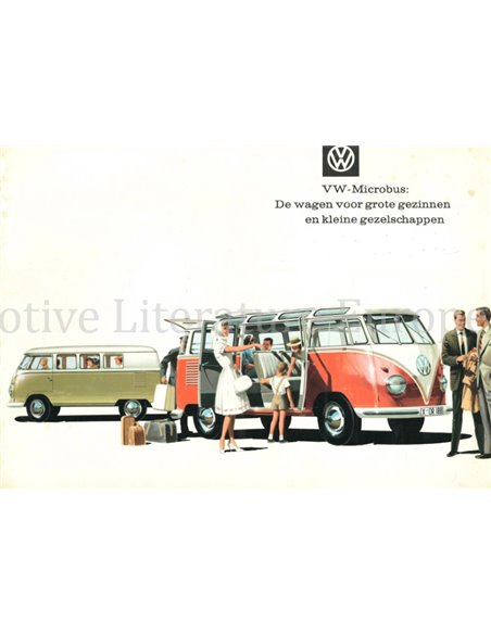 1960 VOLKSWAGEN TRANSPORTER BROCHURE NEDERLANDS