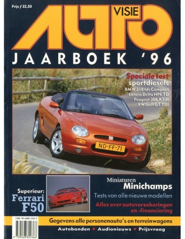 1996 AUTOVISIE JAARBOEK NEDERLANDS