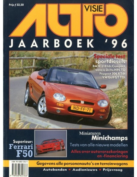 1996 AUTOVISIE JAARBOEK NEDERLANDS