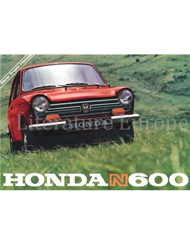 1967 HONDA N600 BROCHURE ENGELS