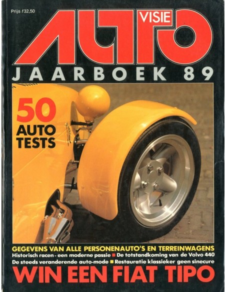 1989 AUTOVISIE JAARBOEK NEDERLANDS