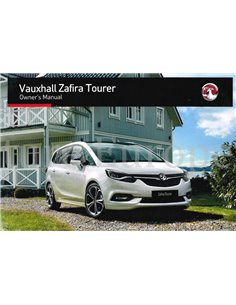 2017 VAUXHALL ZAFIRA TOURER INSTRUCTIEBOEKJE ENGELS
