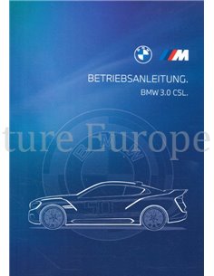2023 BMW 3.0 CSL INSTRUCTIEBOEKJE DUITS