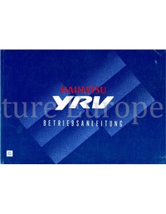 2000 DAIHATSU YRV OWNERS MANUAL GERMAN