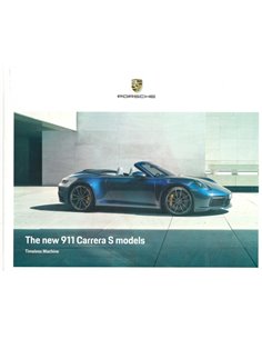 2020 PORSCHE 911 CARRERA S HARDCOVER PROSPEKT ENGLISCH