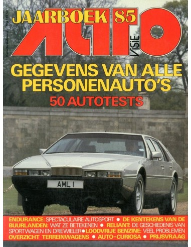 1985 AUTOVISIE JAARBOEK NEDERLANDS