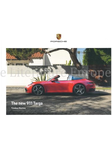 2021 PORSCHE 911 TARGA HARDBACK BROCHURE ENGLISH