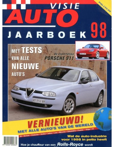 1998 AUTOVISIE JAARBOEK NEDERLANDS