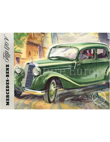 1953 MERCEDES BENZ 170 V BROCHURE DUITS