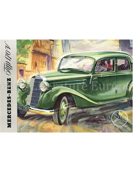 1953 MERCEDES BENZ 170 V BROCHURE DUITS