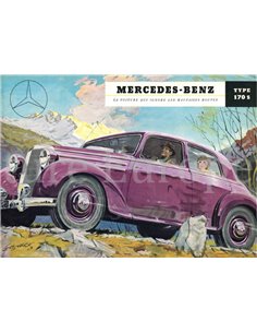 1952 MERCEDES BENZ 170 S BROCHURE FRENCH