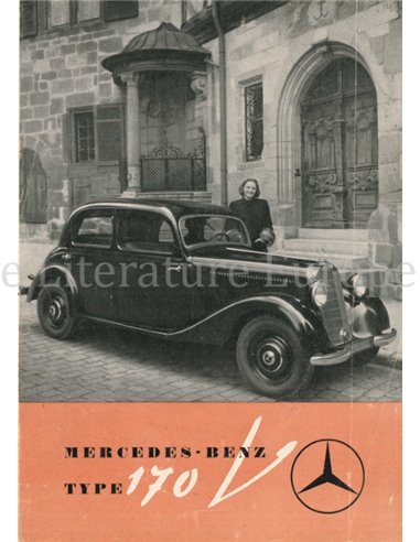 1947 MERCEDES BENZ 170 V BROCHURE ENGELS