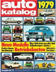 1979 AUTO KATALOG GERMAN 22