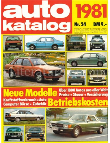 1981 AUTO KATALOG GERMAN 24