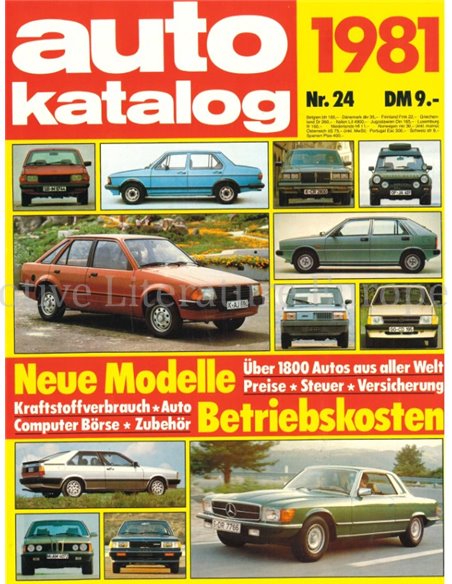 1981 AUTO KATALOG GERMAN 24