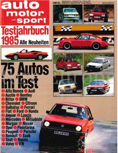1985 AUTO MOTOR UND SPORT TESTJAHRBUCH DUITS 