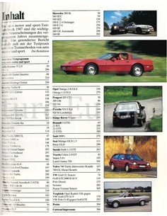 1987 AUTO MOTOR UND SPORT TESTJAHRBUCH DEUTSCH  2