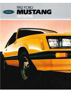 1982 FORD MUSTANG PROSPEKT ENGLISCH (USA)