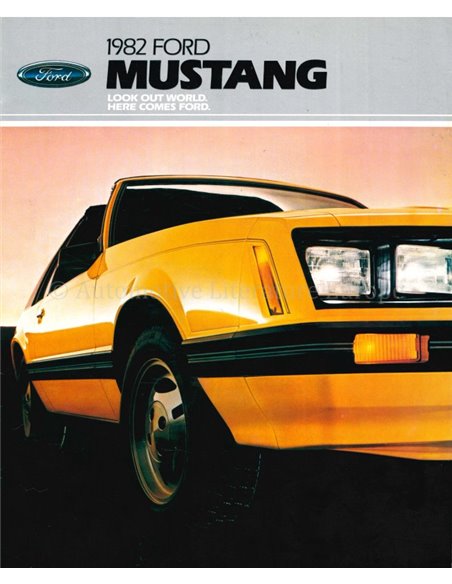 1982 FORD MUSTANG BROCHURE ENGELS (US)
