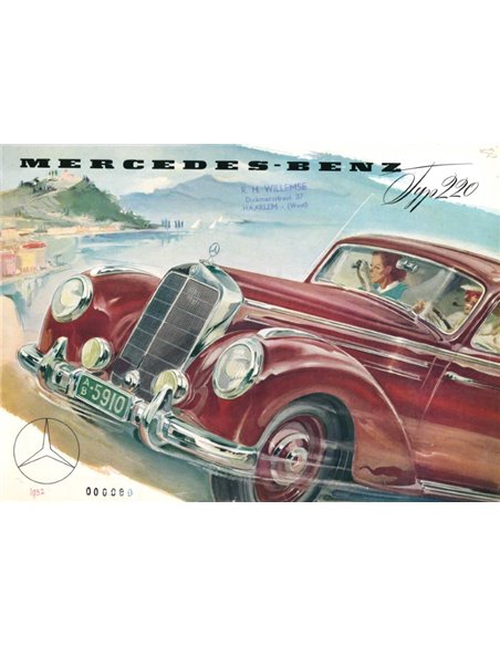 1952 MERCEDES BENZ TYPE 220 BROCHURE GERMAN