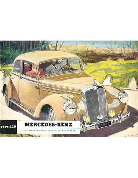 1952 MERCEDES BENZ TYPE 220 BROCHURE ENGELS