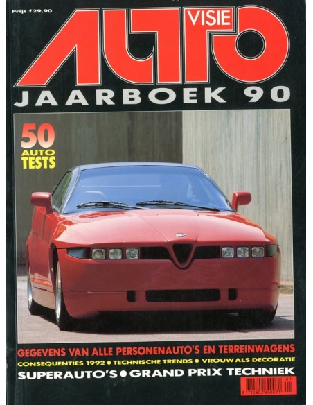 1990 AUTOVISIE JAARBOEK NEDERLANDS