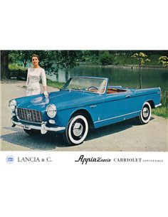 1959 LANCIA APPIA CABRIO DATENBLATT ENGLISCH
