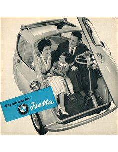 1957 BMW ISETTA BROCHURE DUITS