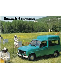 1979 RENAULT 4 BESTELWAGEN BROCHURE SPAANS