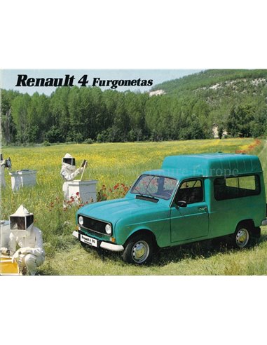 1979 RENAULT 4 BESTELWAGEN BROCHURE SPAANS