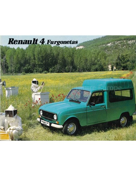 1979 RENAULT 4 VAN BROCHURE SPANISH