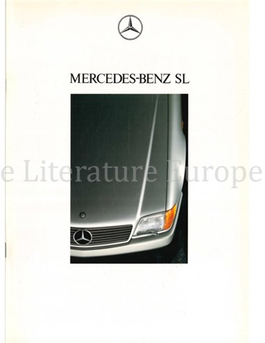 1991 MERCEDES BENZ SL KLASSE PROSPEKT JAPANISCH