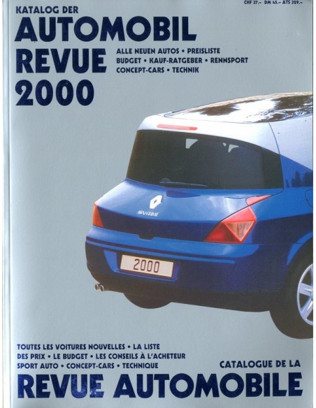 2000 AUTOMOBIL REVUE JAARBOEK DUITS FRANS