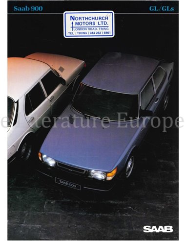 1984 SAAB 900 GL | GLS PROSPEKT ENGLISCH